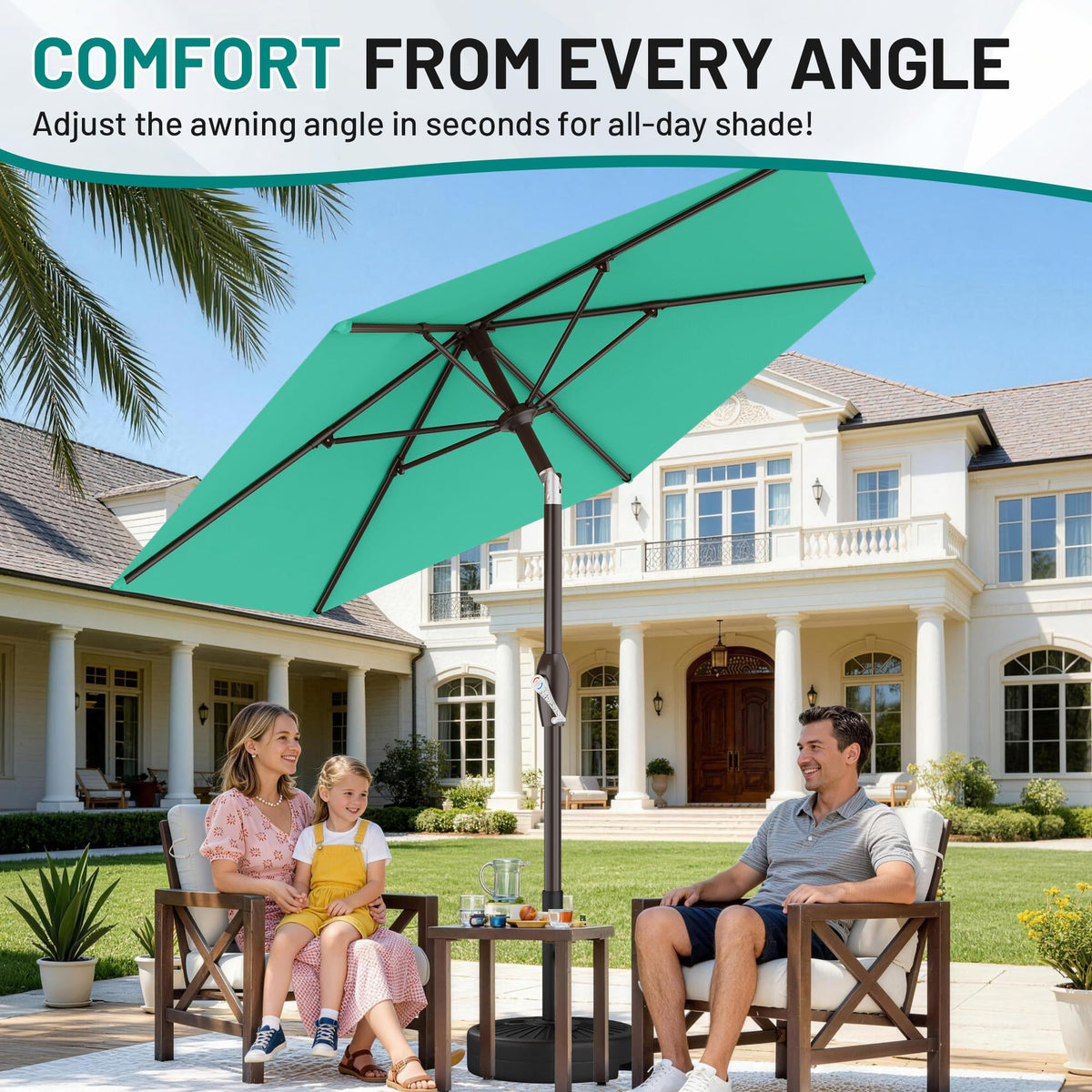 AreShark detachable pole simplifies setup and storage after outdoor use.