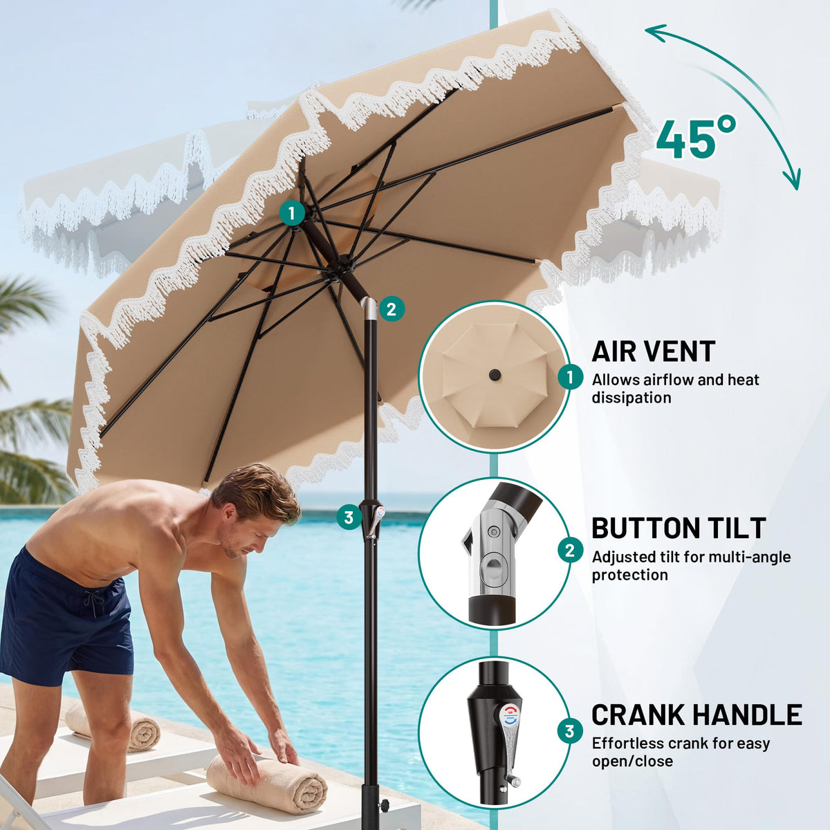 AreShark double-tier vent design visible for improved airflow and cooler seating.