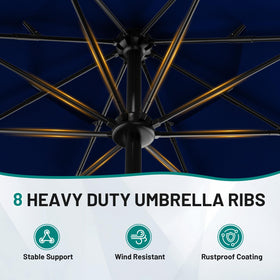AreShark powder-coated iron frame resists rust for durable outdoor use.