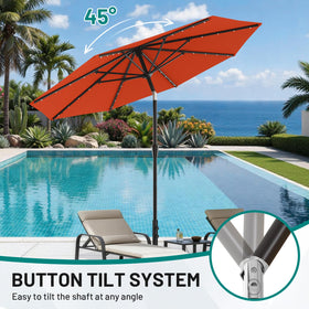 AreShark solar-lit ribs illuminate your deck with energy-efficient, evenly distributed light.