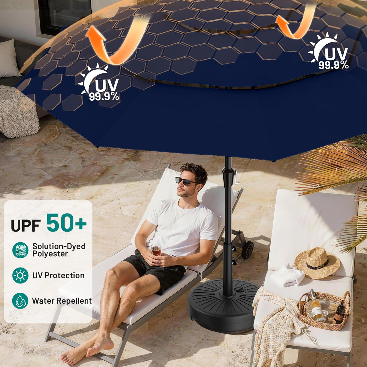 AreShark vented canopy improves airflow to stay cooler.