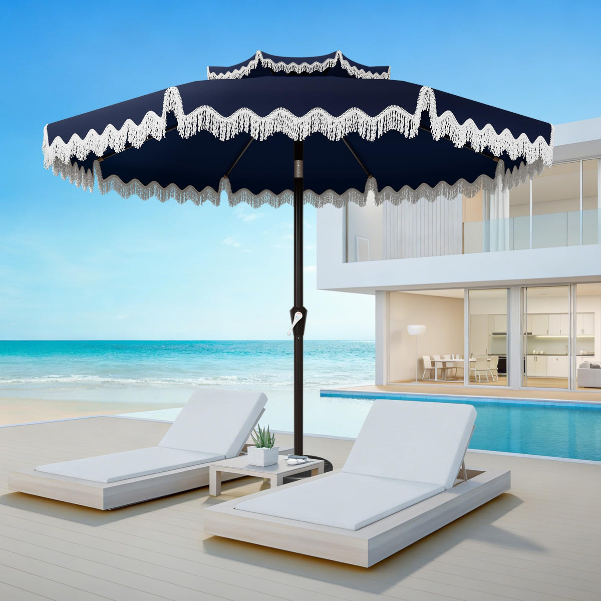 AreShark wind-resistant fiberglass ribs protect against gusts for stability