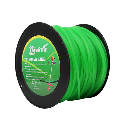 AretiTrin 155 round green line for heavy-duty edging and weed cutting