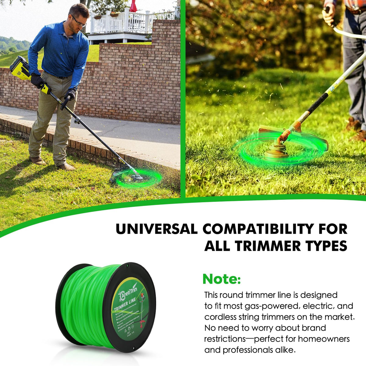 AretiTrin easy-install trimmer line speeds setup and replacement