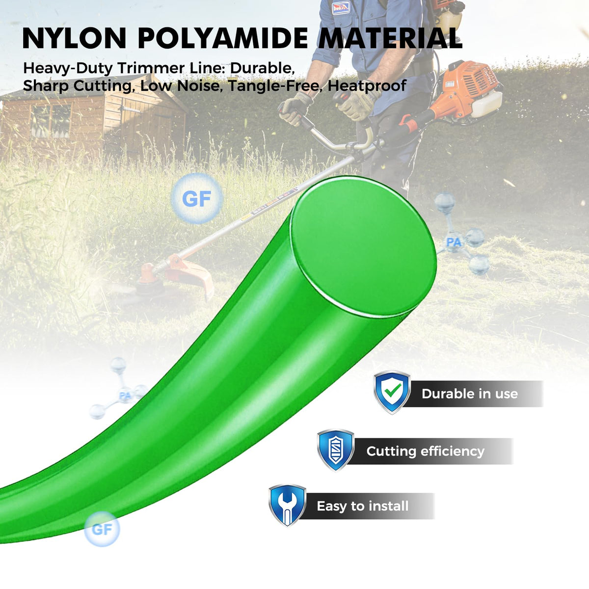 AretiTrin high-visibility green helps track edges precisely