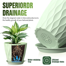 Modern water-ripple texture adds elegance while staying stable with a secure non-slip finish