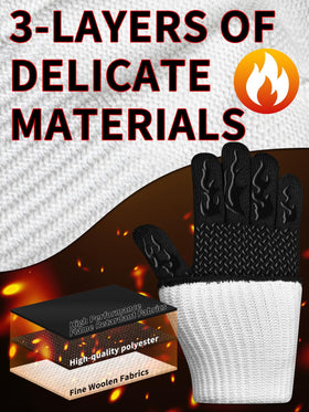 ARFNKIM silicone gloves feature non slip grip for secure handling