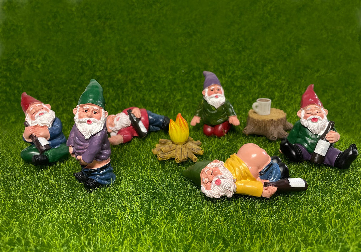 Arggidan miniature fire accessory for cozy fairy garden storytelling.