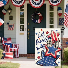 argoofg Let Freedom Ring flag ideal 4th of July centerpiece.