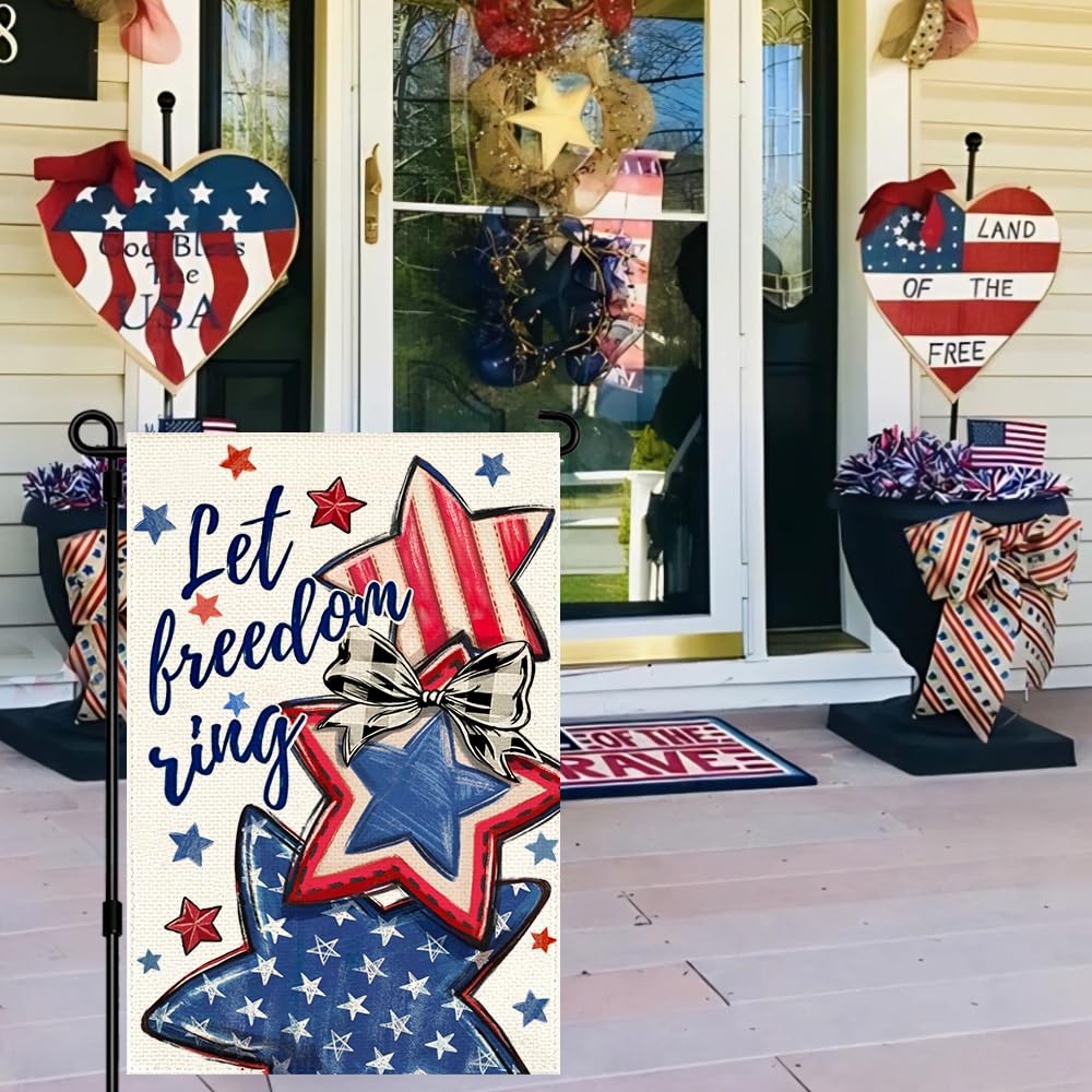 argoofg Let Freedom Ring flag suited for Memorial Day display.