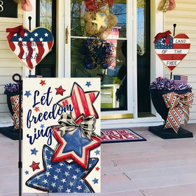 argoofg Let Freedom Ring flag suited for Memorial Day display.