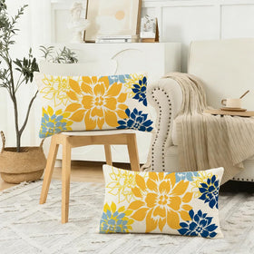 ARGOOGF Dahlia cover with invisible zipper for easy removal