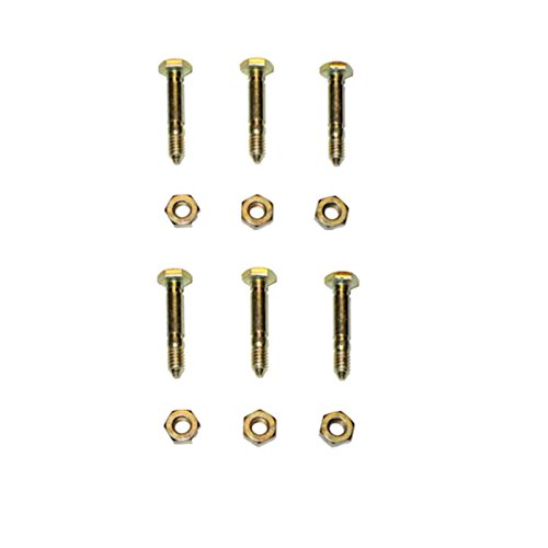 Ariens 53200500 shear bolt and nut 1/4 inch replacement to help prevent gear damage.