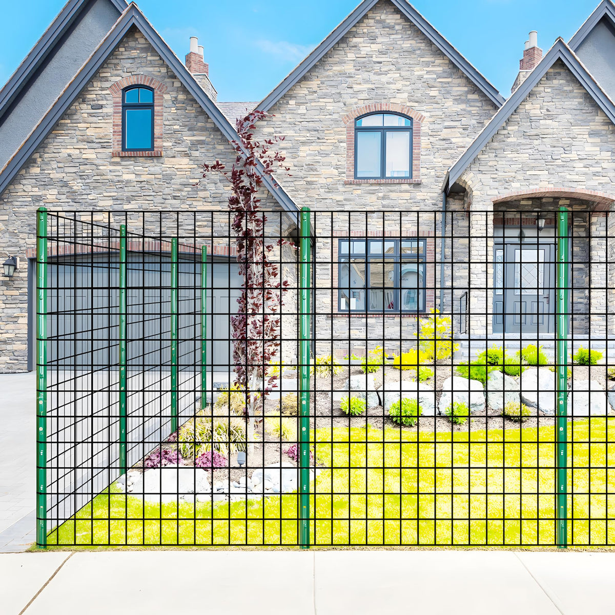 ARIFARO gatepost for garden protection and plant care