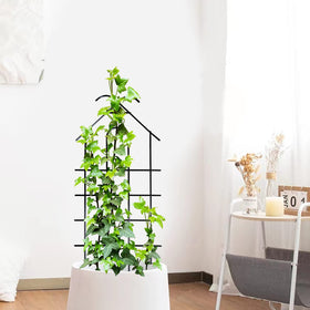 ARIFARO 32-inch trellis on balcony supporting vines and flowers