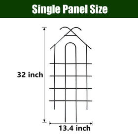 ARIFARO four-pack trellis shown on a pot for climbing plants