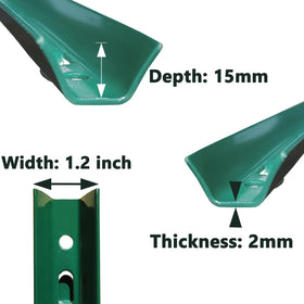 ARIFARO corner anchors stabilize a wire fence