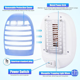 Ariie Bug Zapper Indoor easy-clean design facilitates quick maintenance.