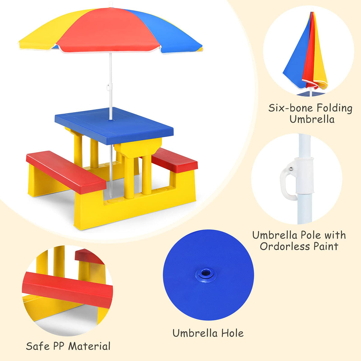 ARLIME ARMILE screw-free assembly with simple parts for quick setup.