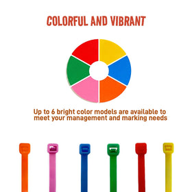 ARMLCL Vibrant 480Pcs pink leg bands for simple group management