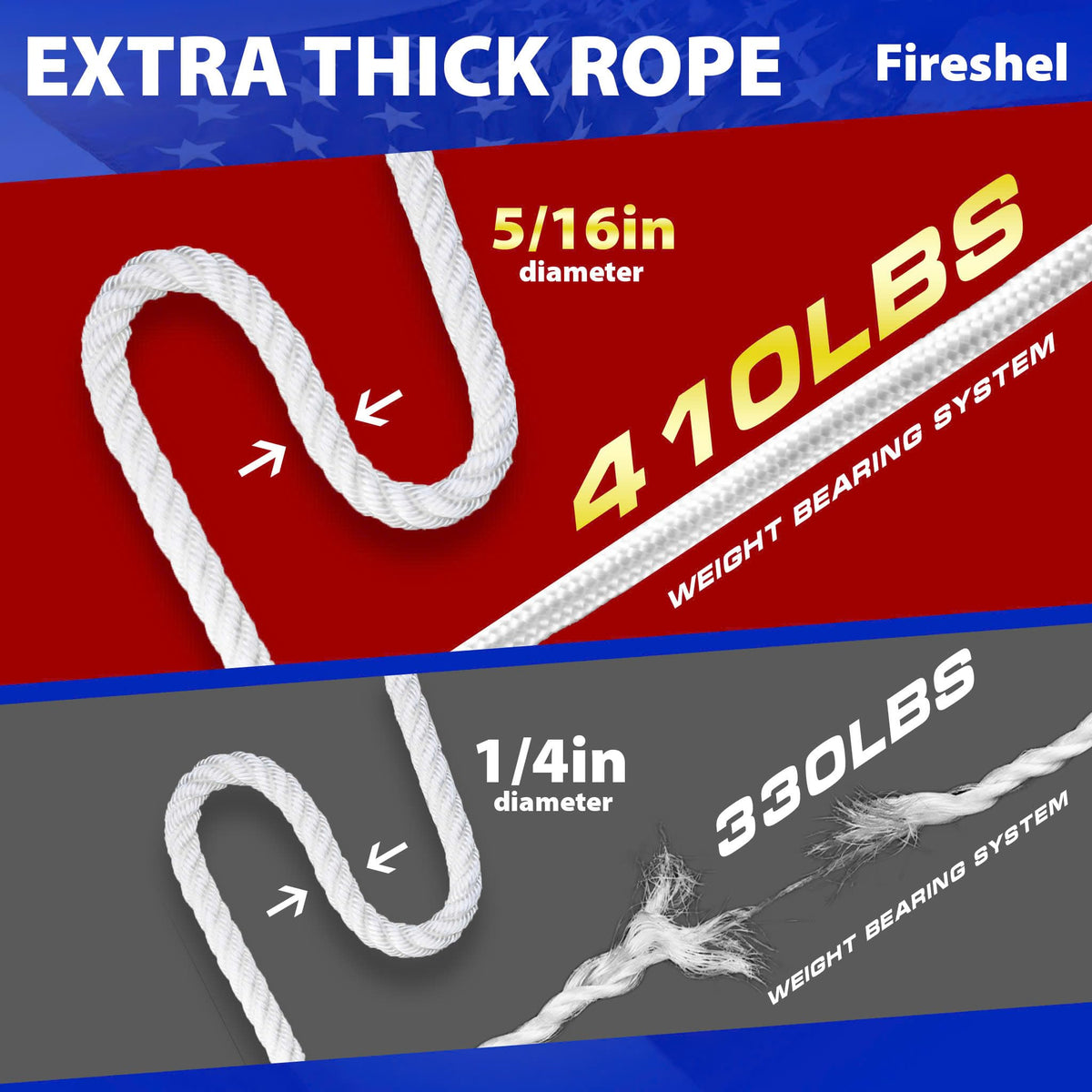 Armfu weatherproof rope and hooks endure rain, sun, and wind.