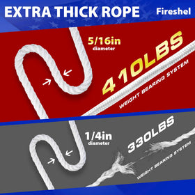 Armfu weatherproof rope and hooks endure rain, sun, and wind.