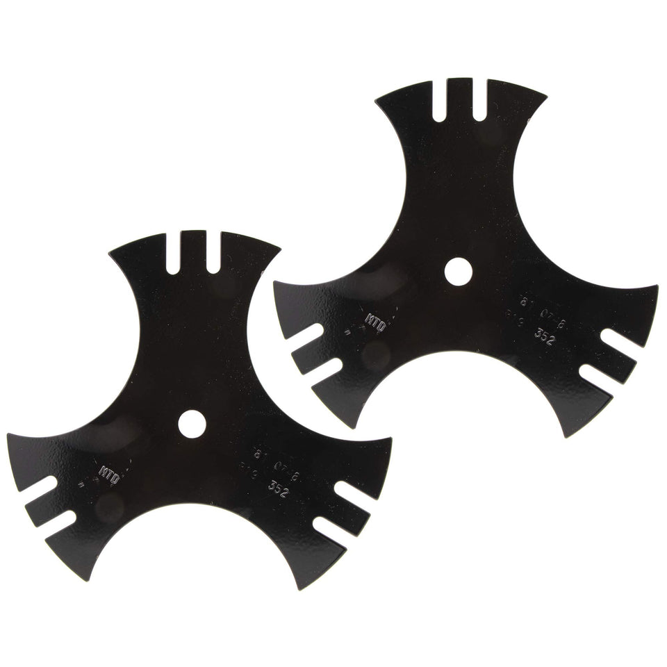 Arnold MTD 3-Side Edger Star Blade pack of 2 for precise edges.