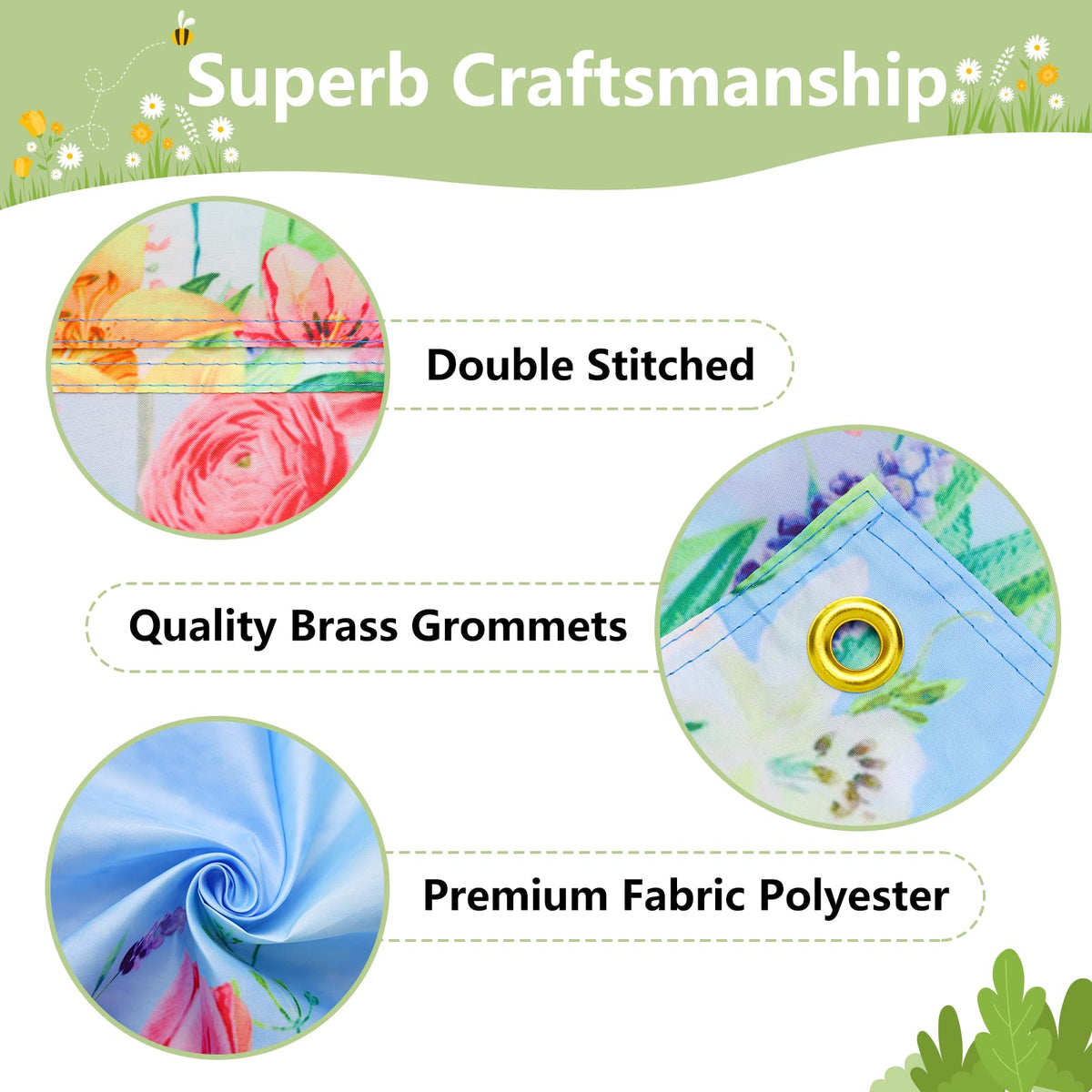 Arosche banner suited for indoor walls and outdoor spaces.