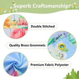 Arosche banner suited for indoor walls and outdoor spaces.