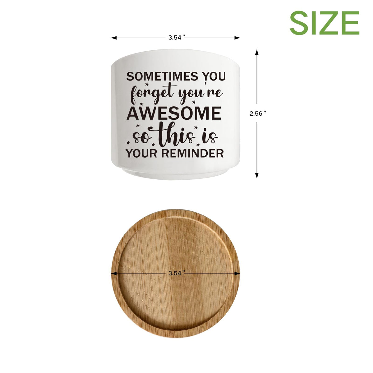 Arosedmo wooden tray with planter enhances home office decor.