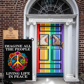 Aroxtms Be Kind flag features vivid colors on both sides for outdoor display.