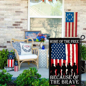 Aroxtms garden flag for front porch or yard, welcoming visitors with patriotic flair.