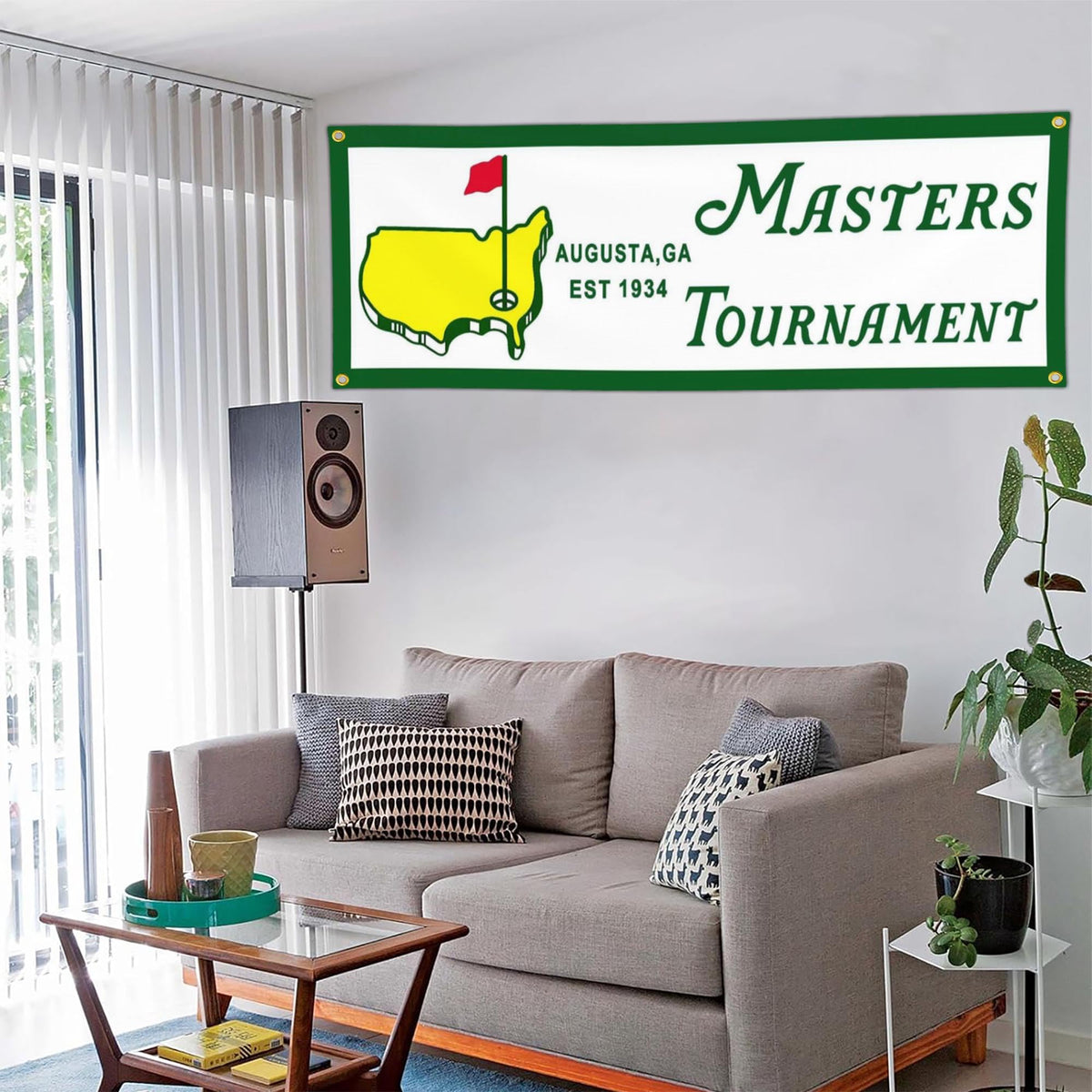 Aroxtms golf banner flag ideal for decks patios and gardens.