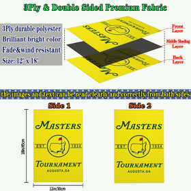 Aroxtms Golf Flag design shows crisp text and graphics for outdoor display.