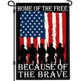 Aroxtms memorial day flag 12x18, double-sided for clear visibility from front or back.