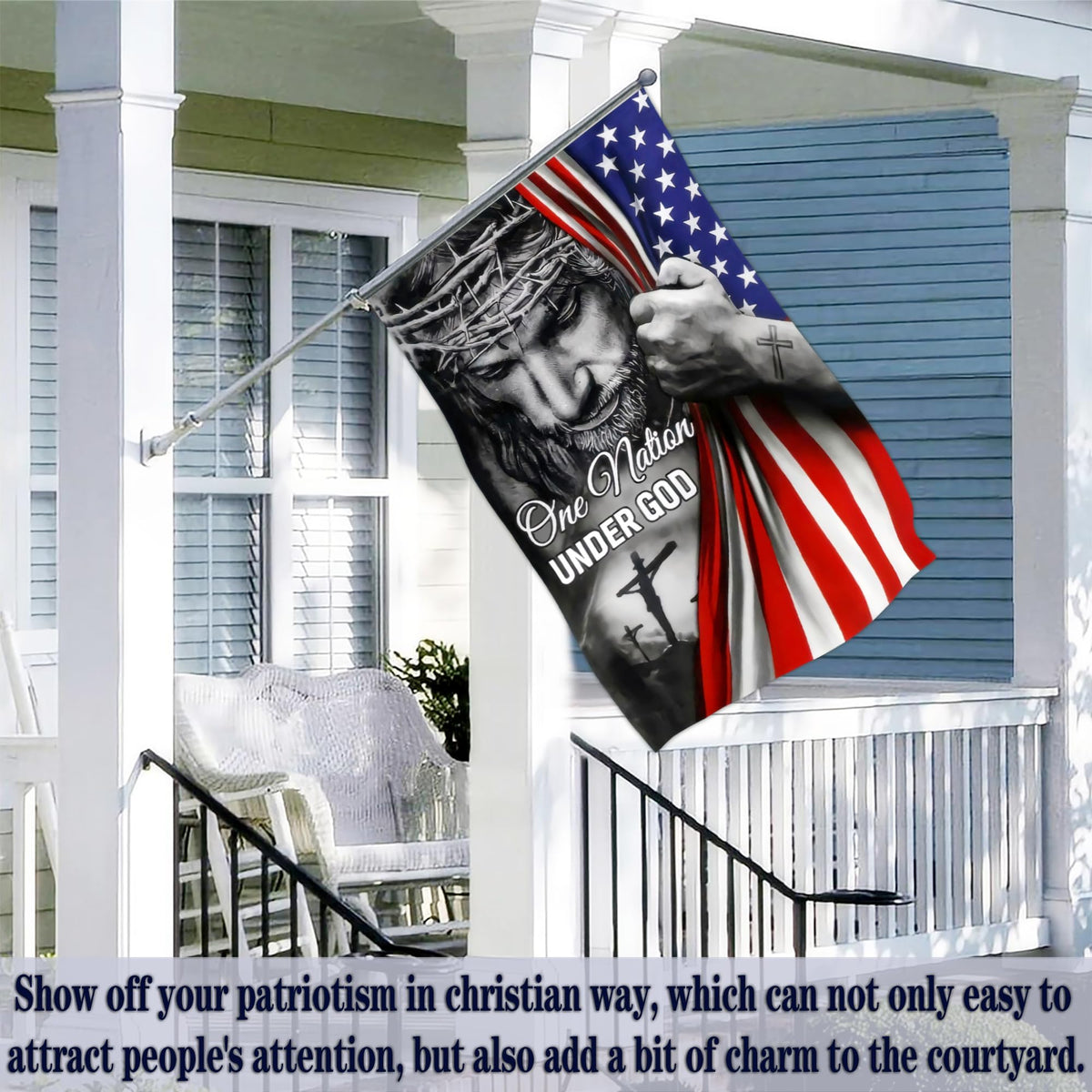 Aroxtms flag double-sided print offers visible imagery from both sides