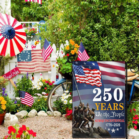 Aroxtms 4th of July decor flag suitable for porches and lawns