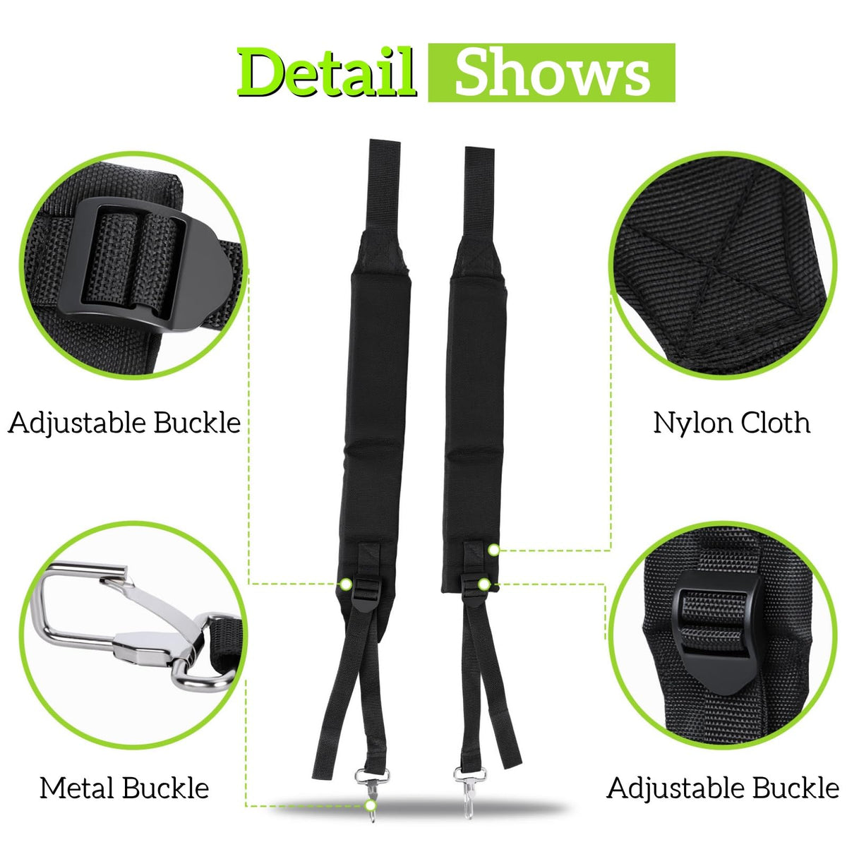 Close-up of adjustable padded Arpisziv blower straps for secure fit.