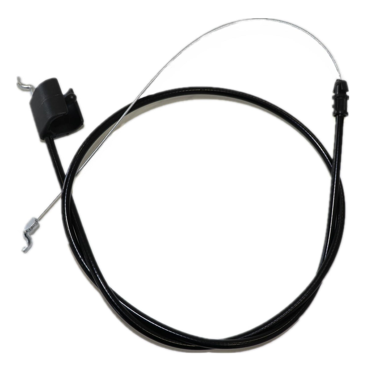 Arpisziv control cable during mower installation demonstrates compatibility with major brands