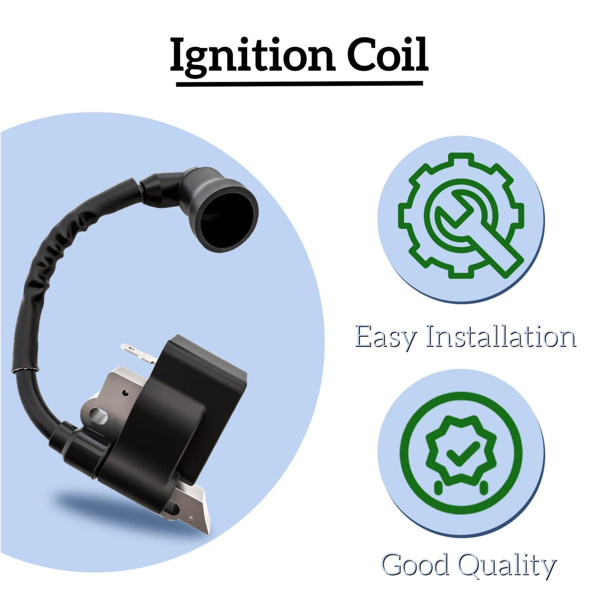 Arpisziv ignition coil fits Poulan P200C and BVM200C precisely.
