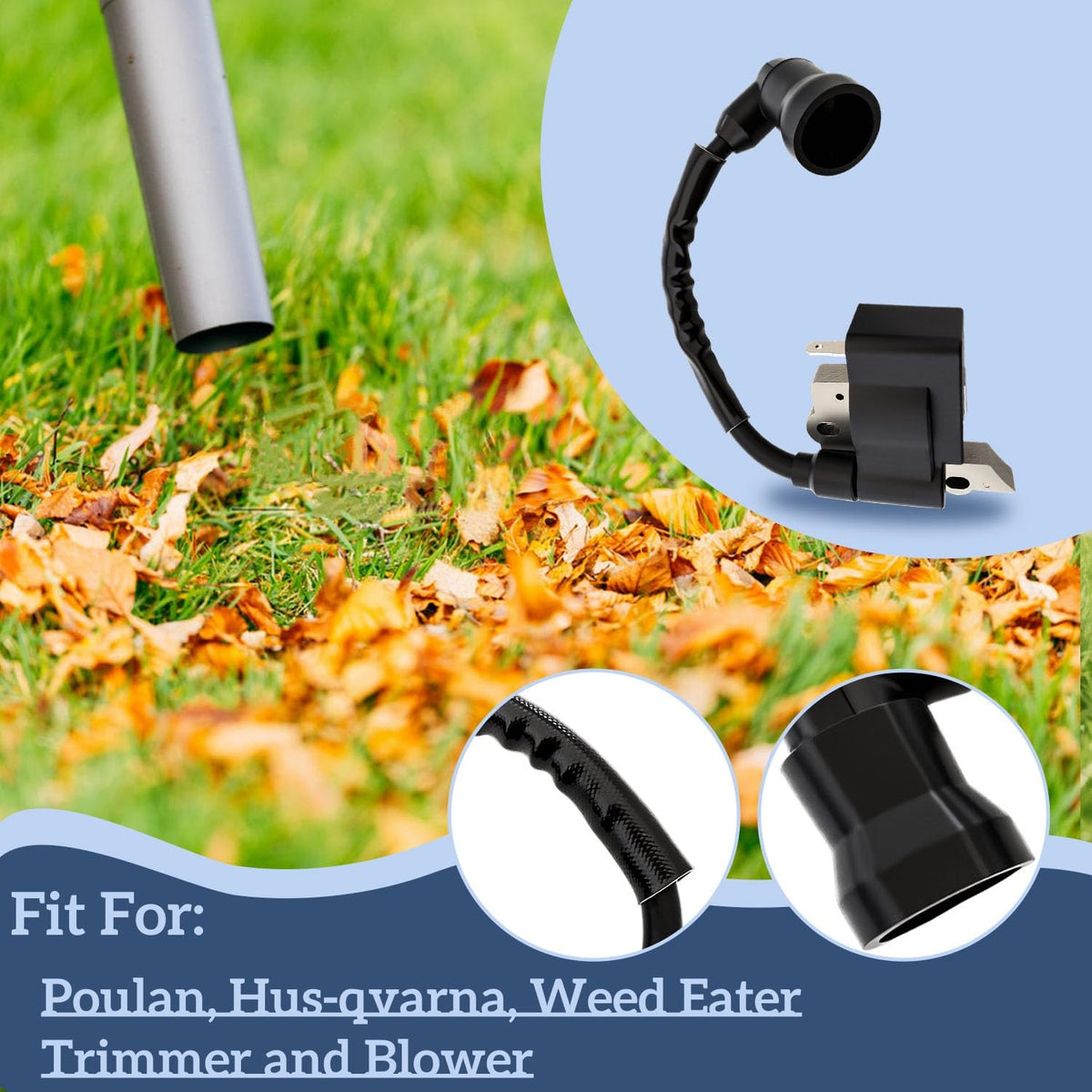 Arpisziv ignition coil designed for durable outdoor use and easy replacement.