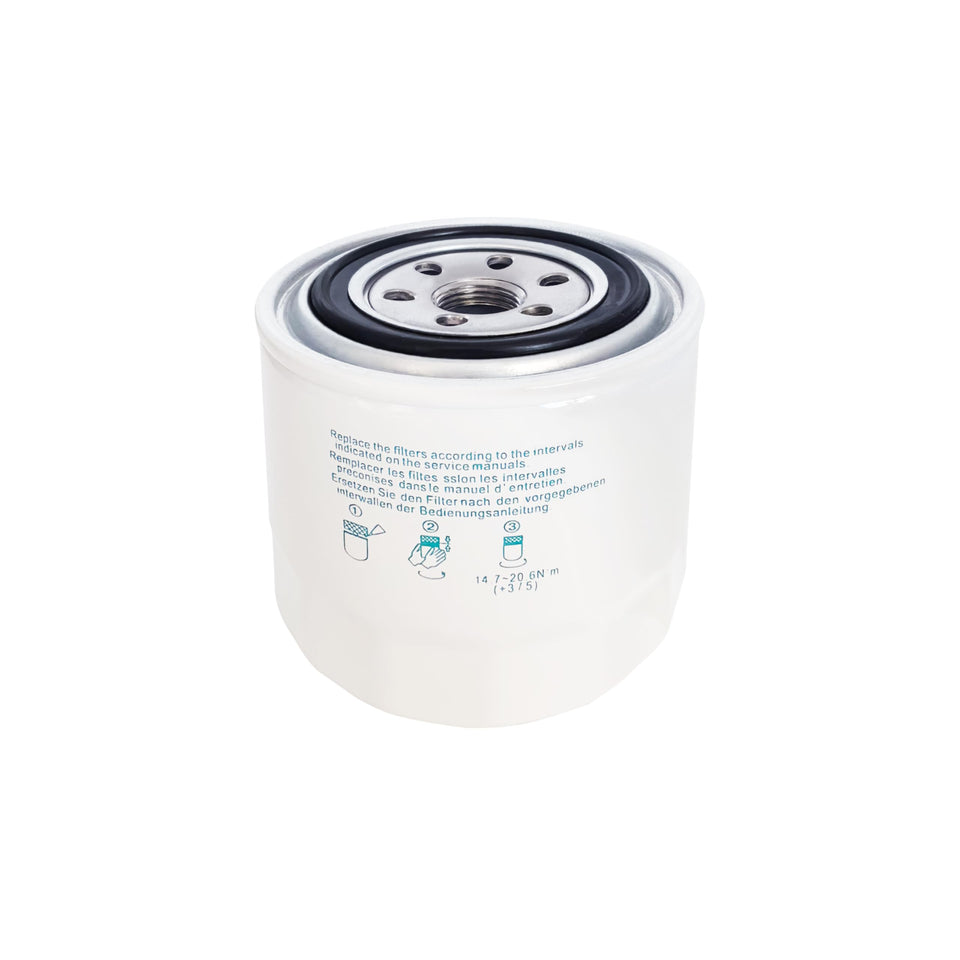 Arpisziv oil filter packaging ready for installation on Ku-bota units