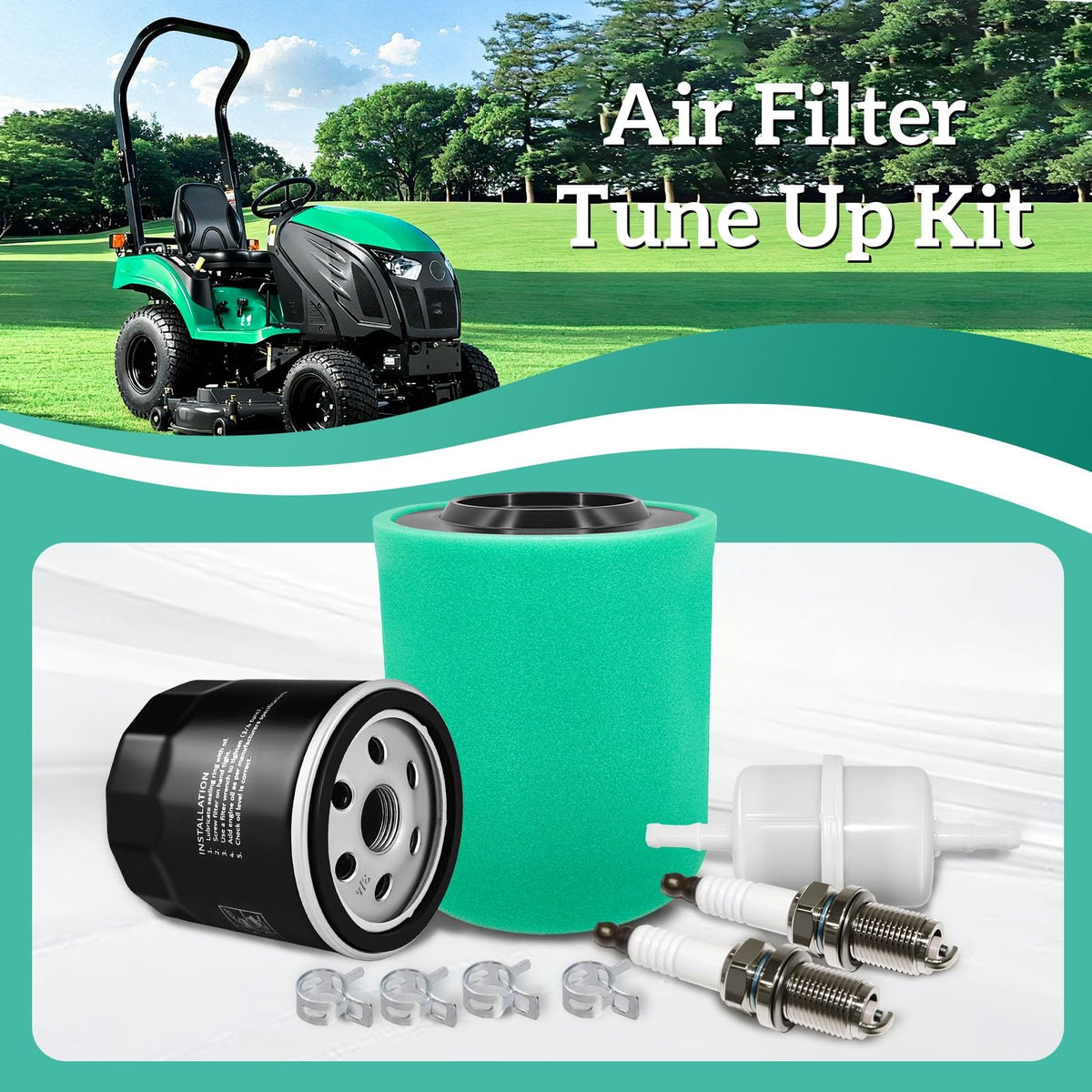 Arpisziv pre-filter shields intake for Kohler engines