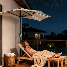 AreShark LED lighting system provides ambient outdoor illumination for evenings
