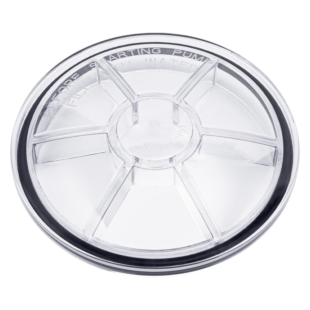 ArrogantF 357151 pump lid front view fits Pentair WhisperFlo for reliable operation