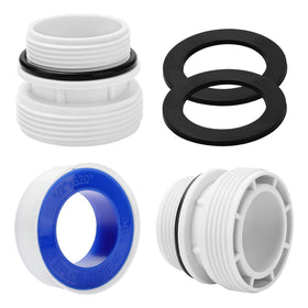 ArrogantF 4560 connector close-up showing 40mm to 1.5-inch join for versatile pool hoses.