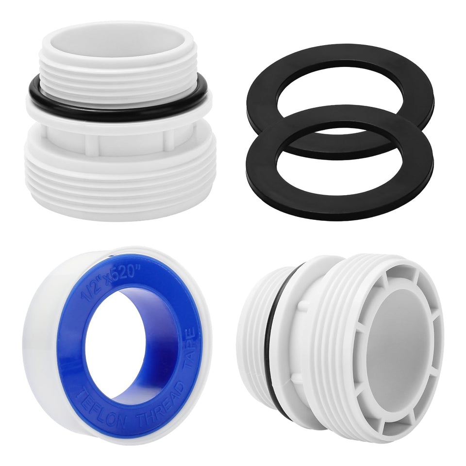 ArrogantF 4560 connector close-up showing 40mm to 1.5-inch join for versatile pool hoses.
