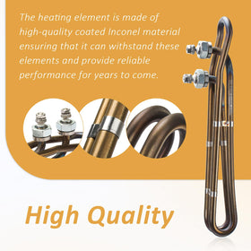 ArrogantF 4kW element installed in a spa housing for reliable heat