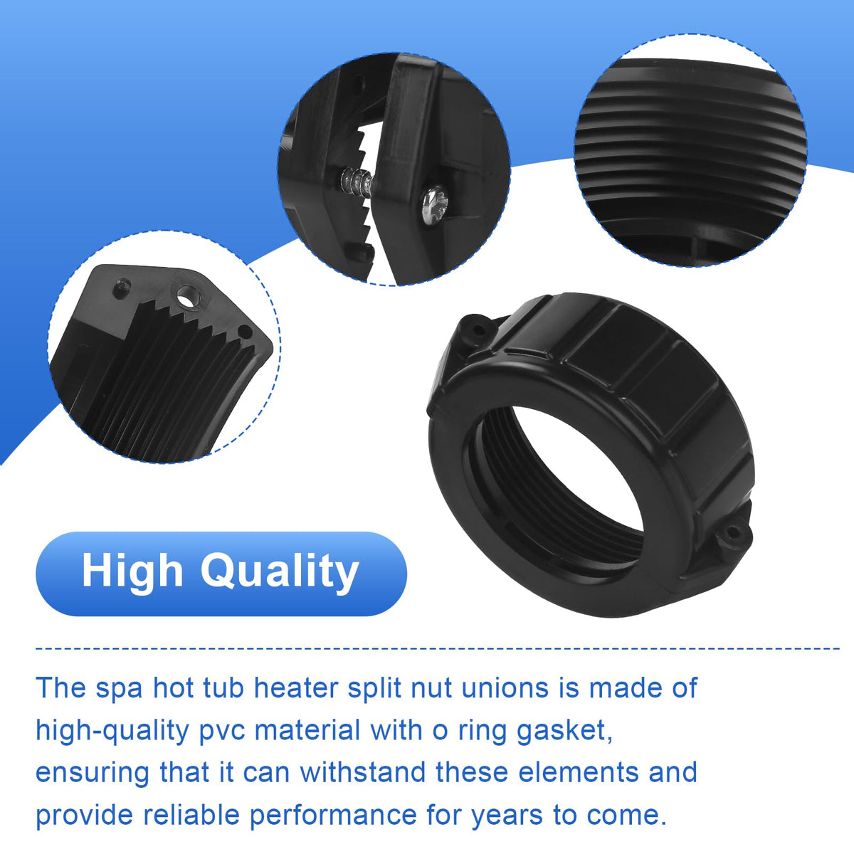 ArrogantF Balboa-compatible spa union for easy replacement