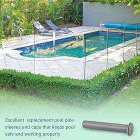 Concrete or paver deck installation with ArrogantF sleeve